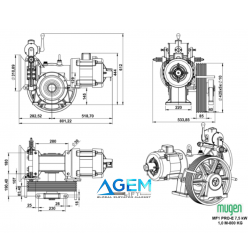 AKIŞ MUGEN MF1 Pro-E 5,5 KW