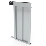 TELESCOPIC 2 PANELS  LANDING DOOR 80 CM 